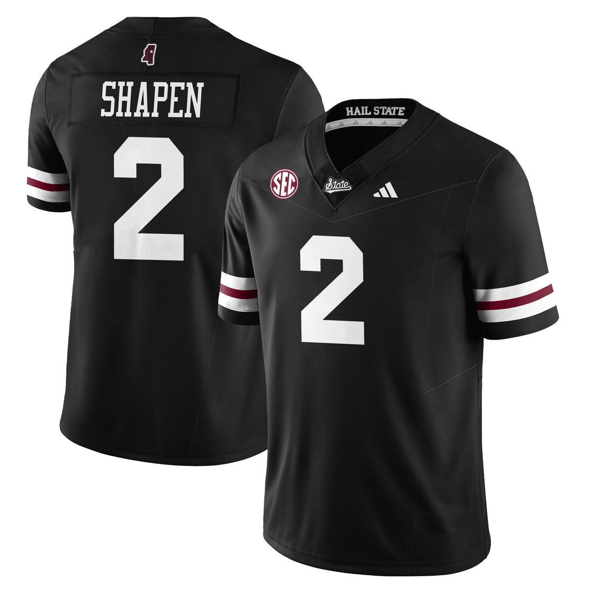 Women's Mississippi State Football "Darkness" Limited Jersey - All Stitched
