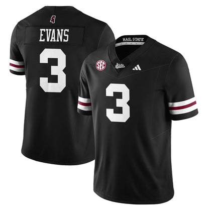 Women's Mississippi State Football "Darkness" Limited Jersey - All Stitched