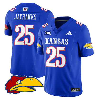 Men's Kansas Jayhawks Football 2025 Limited Jersey - All Stitched
