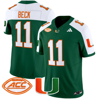 Men's Miami Hurricanes 2025 Vapor Limited Jersey - All Stitched