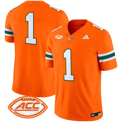 Men's Miami Hurricanes 2025 Vapor Limited Jersey - All Stitched