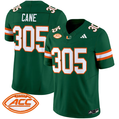 Men's Miami Hurricanes 2025 Vapor Limited Jersey - All Stitched
