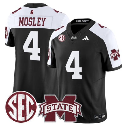 Men's Mississippi State Bulldogs 'Dark Mode' Vapor Limited Jersey - All Stitched