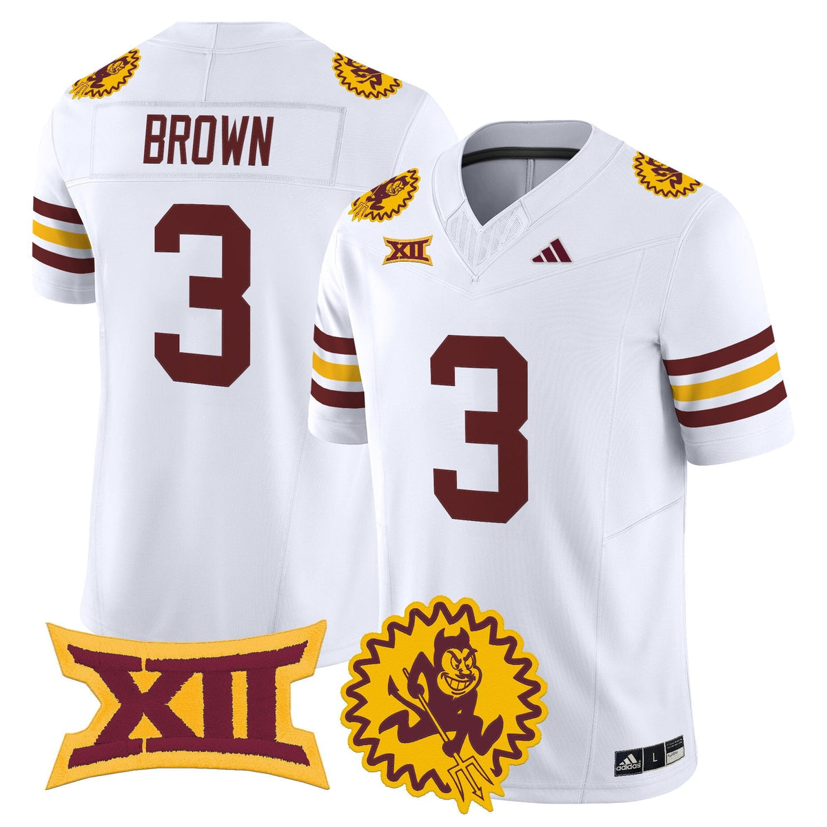 Men's Arizona State Sun Devils 1975 Throwback Vapor Limited Jersey - All Stitched