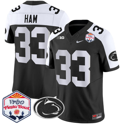 Men's Penn State Nittany Lions 2024 The Fiesta Bowl Patch Vapor Limited Jersey - All Stitched