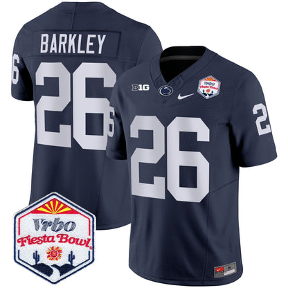 Men's Penn State Nittany Lions 2024 The Fiesta Bowl Patch Vapor Limited Jersey - All Stitched