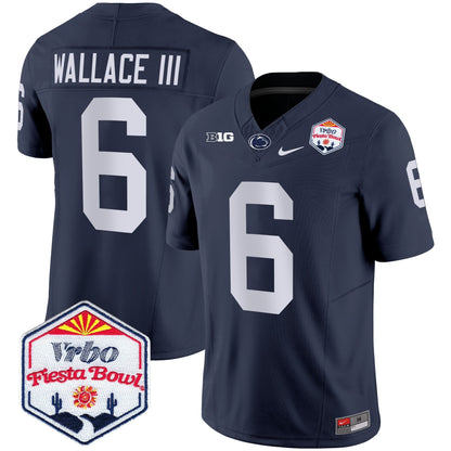 Men's Penn State Nittany Lions 2024 The Fiesta Bowl Patch Vapor Limited Jersey - All Stitched