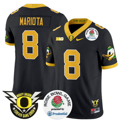 Men's Oregon Ducks 2024 Rose Bowl Vapor Limited Jersey - All Stitched