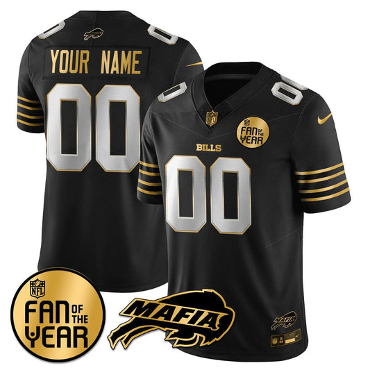 Buffalo Bills "Fan Of The Year" Custom Jersey - All Stitched