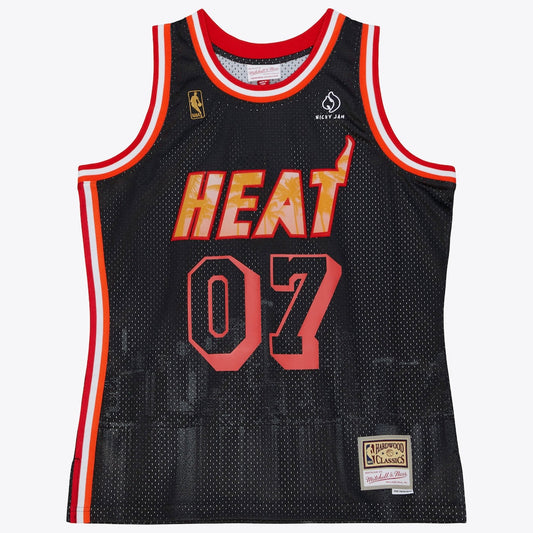 Miami Heat Mn X Nicky Jam Swingman Jersey | Stitched Jersey RTJS 11836