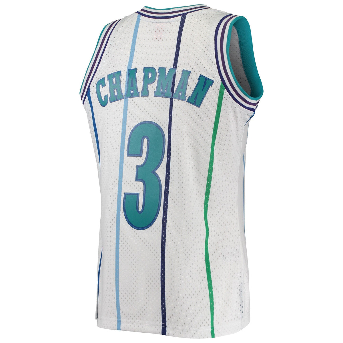 Charlotte Hornets Rex Chapman Mitchell & Ness White 1988-89 Hardwood Classics Swingman Jersey