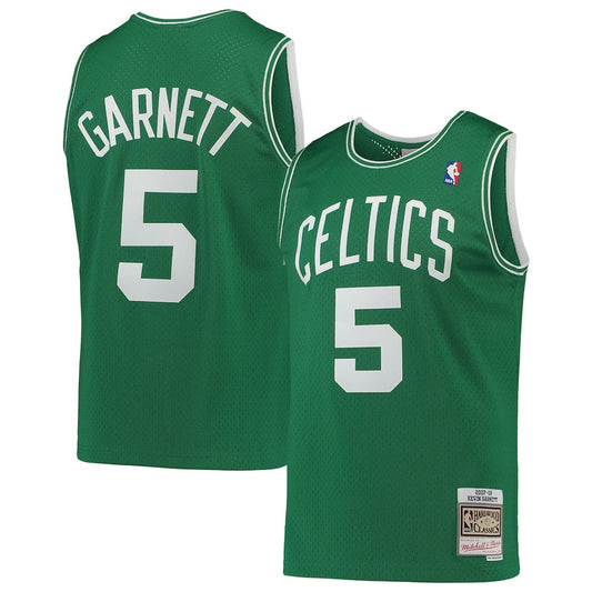 Boston Celtics Kevin Garnett Kelly Green 2007-08 Hardwood Classics Swingman Jersey